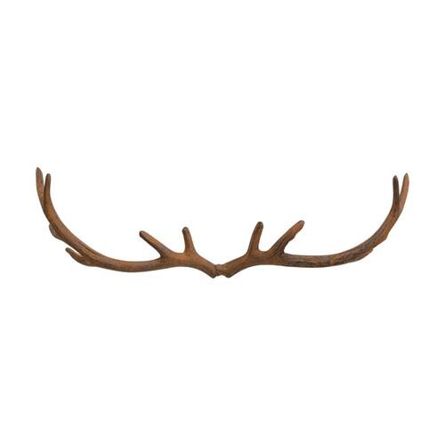LVD Wide Deer Antlers Hooks Home Wall Decoration Rustic Decor 47.5x6.5x15.5cm