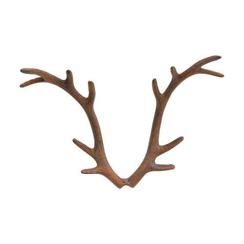 LVD Tall Deer Antlers Hooks Home Wall Decoration Rustic Decor 31x14.5x21cm
