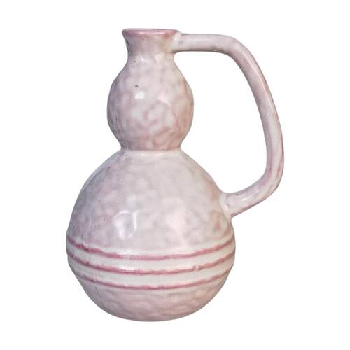 Urban Products Evelyn Pink Ceramic Decorative Flower Vase 20cm