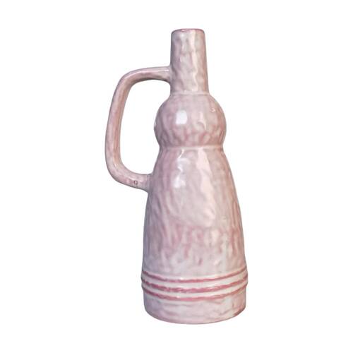 Urban Products Evelyn Pink Ceramic Decorative Flower Vase 30cm