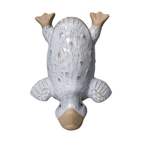 Urban Products Duck Handstand White Decorative Indoor Vase 19cm
