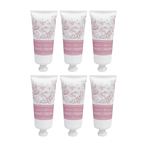 6x Urban Products Romantique Toile Hand Cream Pink Moisturising Care 100g