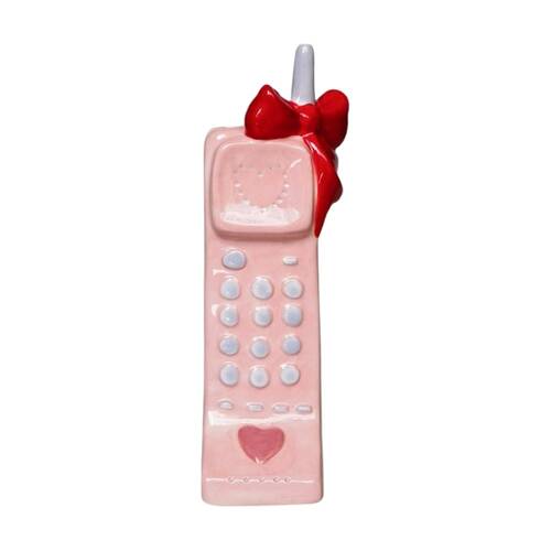 Urban Products Girly Pop Phone Ceramic Decorative Vase Pink 23cm