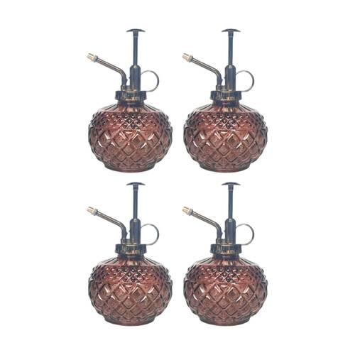 4x Urban Products Antique Water Mister Dusty Rose Decorative Spray Bottle 16cm