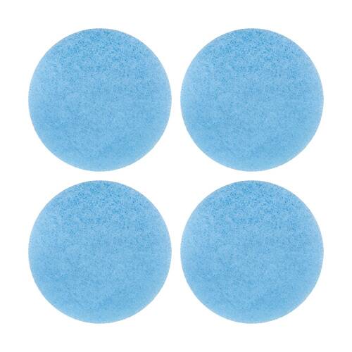 4PK Glomesh Ultra High Speed Floor Burnishing Pad Blue Ice 425mm