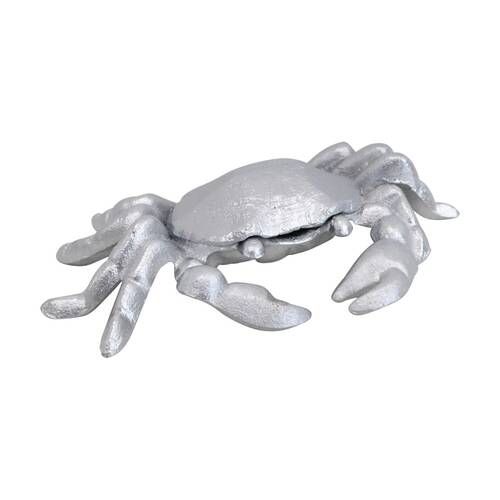 LVD Coastal Crab Cast Iron Keyhide Home/Garden Decor Silver 22.5x13.4.5cm