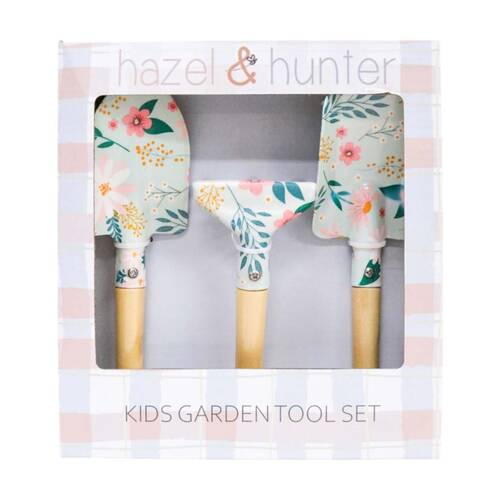 LVD Kids Regular/Square Shovel & Rake Garden Tool Set Ditsy Pastel Floral