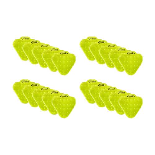 2x 10pc Cleanstar Anti-Splash Urinal Screens Melon Scent Odour Control Yellow