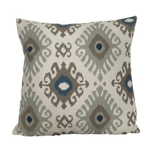 Urban Style Aztec Pattern Cushion Throw Pillow Beige/Blue 45x45cm