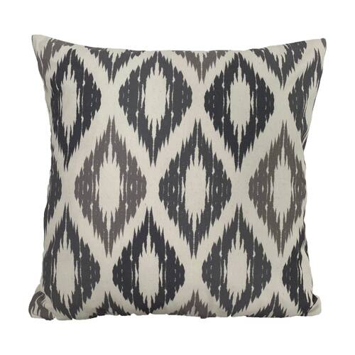 Urban Style Lounge Cushion Decorative Rustic Diamonds Black/Grey 45x45cm