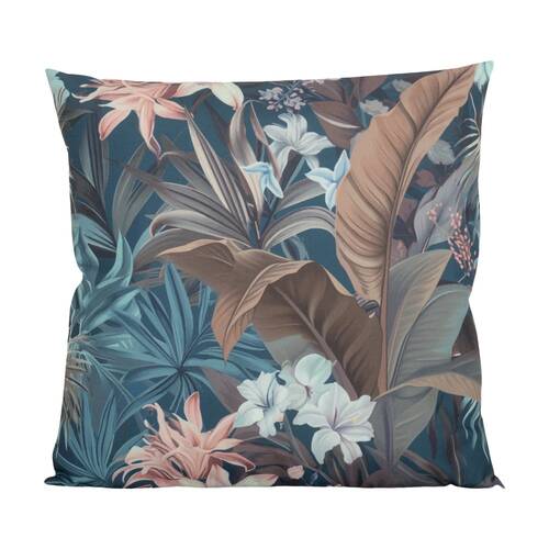 Urban Style Decorative Lounge Cushion Tropical Print Dark Jungle 45x45cm