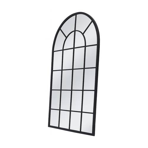 Urban Style Reflections Arch Mirror Timeless Home Decor Black 80x120cm