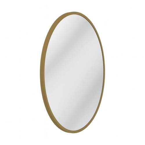 Urban Style Reflections Round Mirror Contemporary Home Decor Gold 80cm