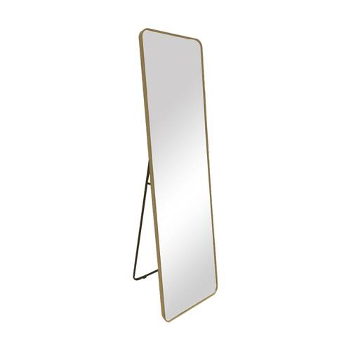 Urban Style Standing Mirror Full Length Contemporary Decor Gold 150cm
