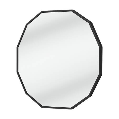 Urban Style Reflections Geometric Mirror Contemporary Home Decor Black 90cm