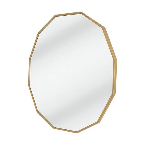Urban Style Reflections Geometric Mirror Contemporary Home Decor Gold 90cm