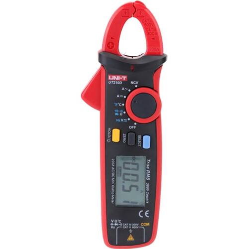 Uni-T Mini 200A True Rms Clamp Meter AC?DC Temp w/ Capacitance RMS AC/DC