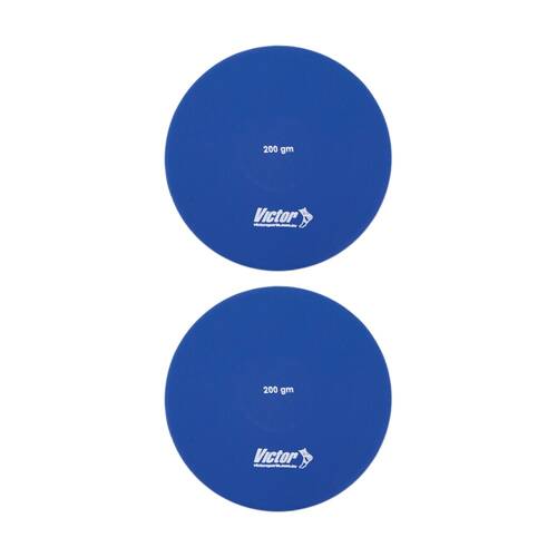 2PK Victor Sports Indoor Discus Durable Training Youth Athletics 200g