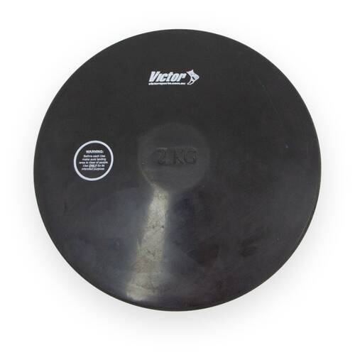 Victor Sports Rubber Discus Durable Training Beginner Use 2kg