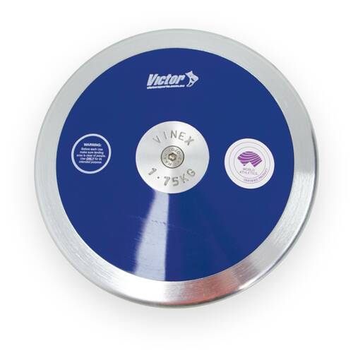 Victor Sports Discus Lo Spin Steel Rim Plastic Side Plates 1.75kg