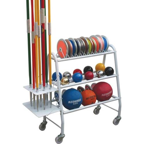 Victor Sports Discus Shot Put & Javelin Cart Heavy Steel Storage