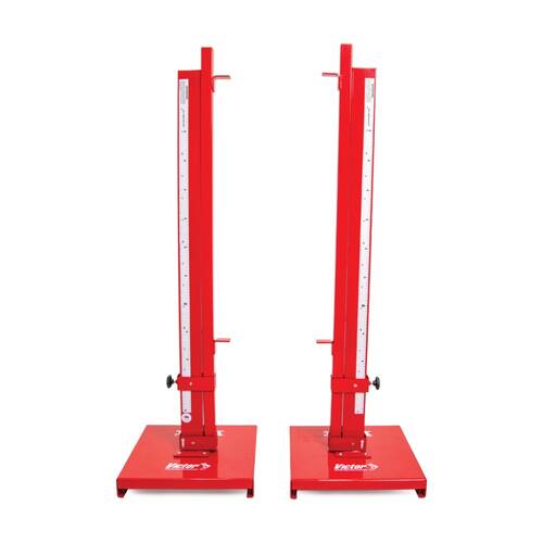 2pc Victor International High Jump Stands Adjustable Athletics