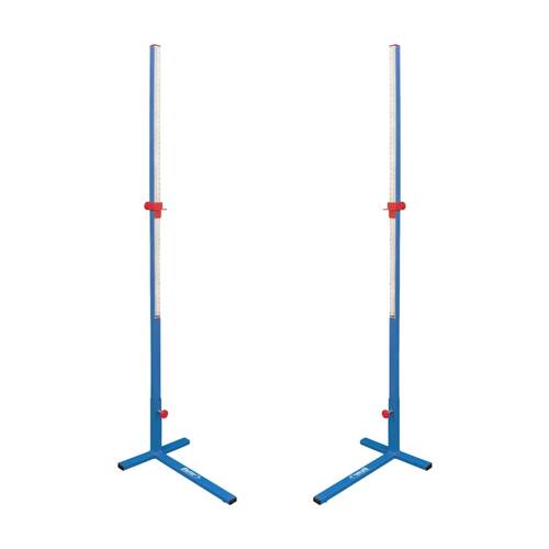 2pc Victor Sports Standard High Jump Stands Adjustable 30-200cm