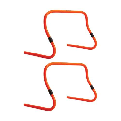 2PK Victor Sports Mini Agility Hurdle Heavy Duty Equip Orange 23-30cm