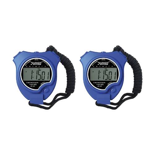 2PK Victor Sports Stopwatch Budget With Alarm And Calendar Colour Blue