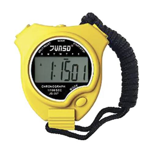 Victor Sports Stopwatch Budget With Alarm And Calendar Colour Yellow