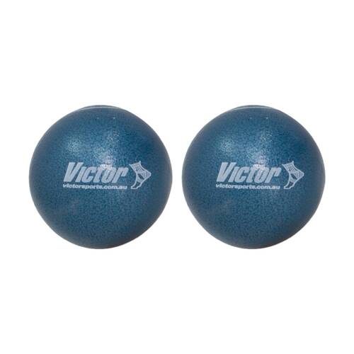 2PK Victor Sports Shot Put Cast Iron Unturned Training Weight Blue 1kg