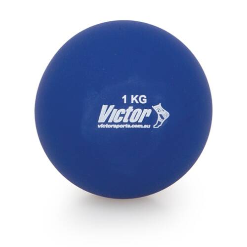 Victor Sports Indoor Shot Put Shell Non Bounce Training Tool Blue 1kg