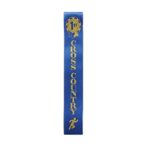 50pc Victor Sports Cross Country Ribbons 1st Place Polyester 3x17cm