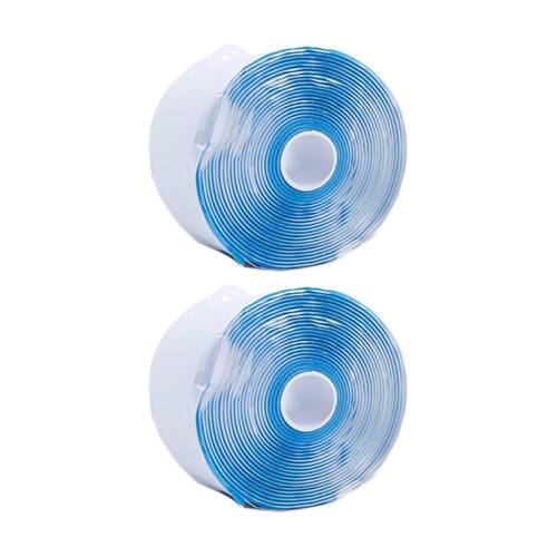 2PK Victor Sports Band-All Cohesive Stretchable Medical Foam Bandage Tape Blue