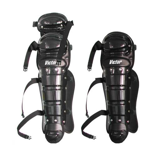 2pc Victor Sports Catchers Leg Guard Senior Pair Lightweight Protection