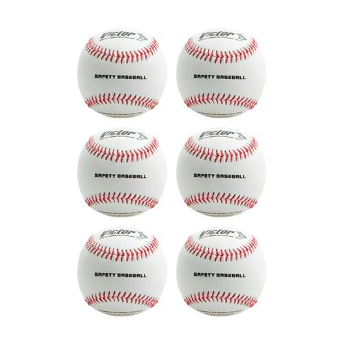 6PK Victor Sports Baseball Softcore Practice Ball Safe Training 9 In