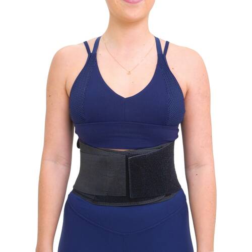 Victor Sports Classic Comfort Back Brace Immobiliser Universal Black XX-Large