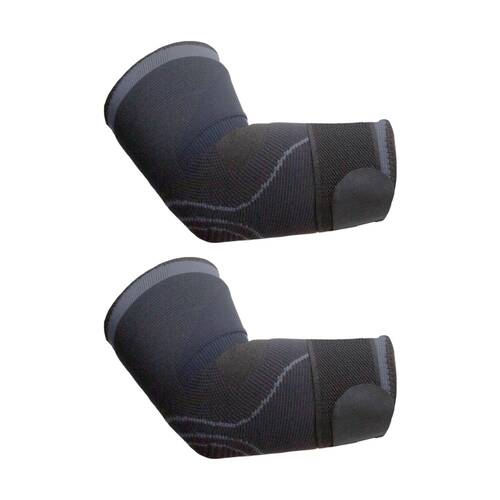 2PK Victor Sports Knitted Elbow Support Compression Recovery Strap Large