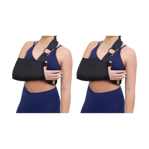 2PK Victor Sports Recovery Support Immobiliser Universal Fit Shoulder Black L