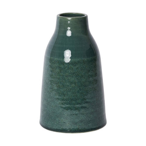 E Style Zara Vase Glazed Ceramic Decorative Piece Green 17x17x28cm
