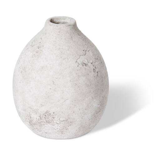 E Style Joeli Bottle Vase Ceramic Organic Decorative Piece Stone 11x11x13cm