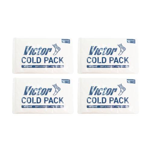4PK Victor Sports Cold Hot Pack Reusable Flexible Gel Recovery Standard 24x14cm