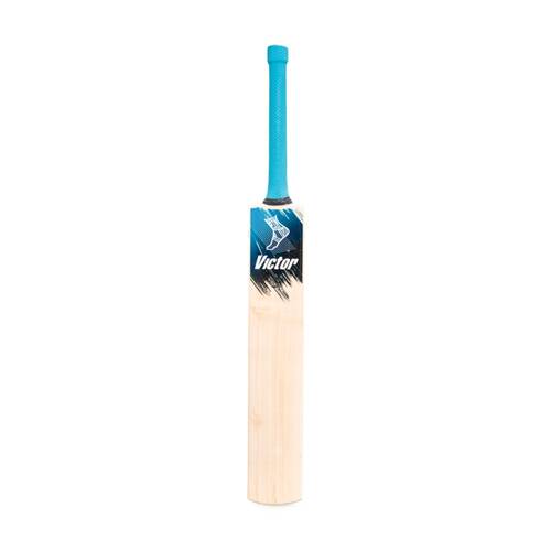 Victor Sports English Willow Club Level Cricket Bat Apex Sky Blue Navy Grade 4