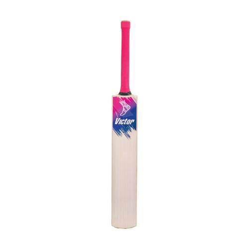 Victor Sports English Willow Club Cricket Bat Integra Pink/Blue Short Handle