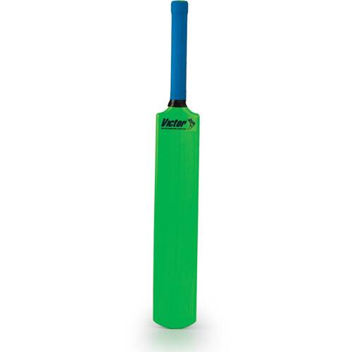 Victor Sports Plastic Cricket Bat Rubber Grip Size 2 Colour Green