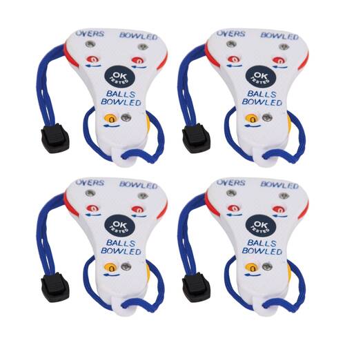 4PK Victor Cricket Umpire Counter Compact Tool For Overs Balls Wicket