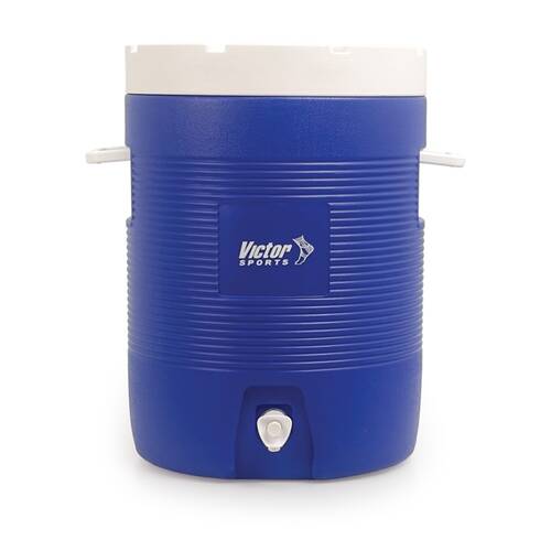 Victor Sports Portable?Drink Cooler Insulated Side Handles Lid With Tap Blue 28L