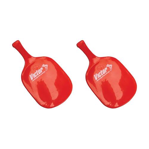 2PK Victor Sports Tennis Wham Bat Heavy-Duty Recreational Use Red