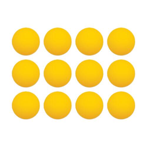 12PK Victor Sports Catch Net Replacement Ball Smooth Surface Training Yellow