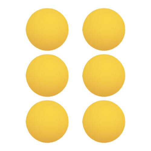 6PK Victor Sports Catch Net Replacement Ball Smooth Surface Training Yellow